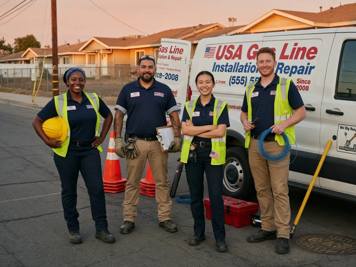 Gas Line Installation company in Forrest, IL